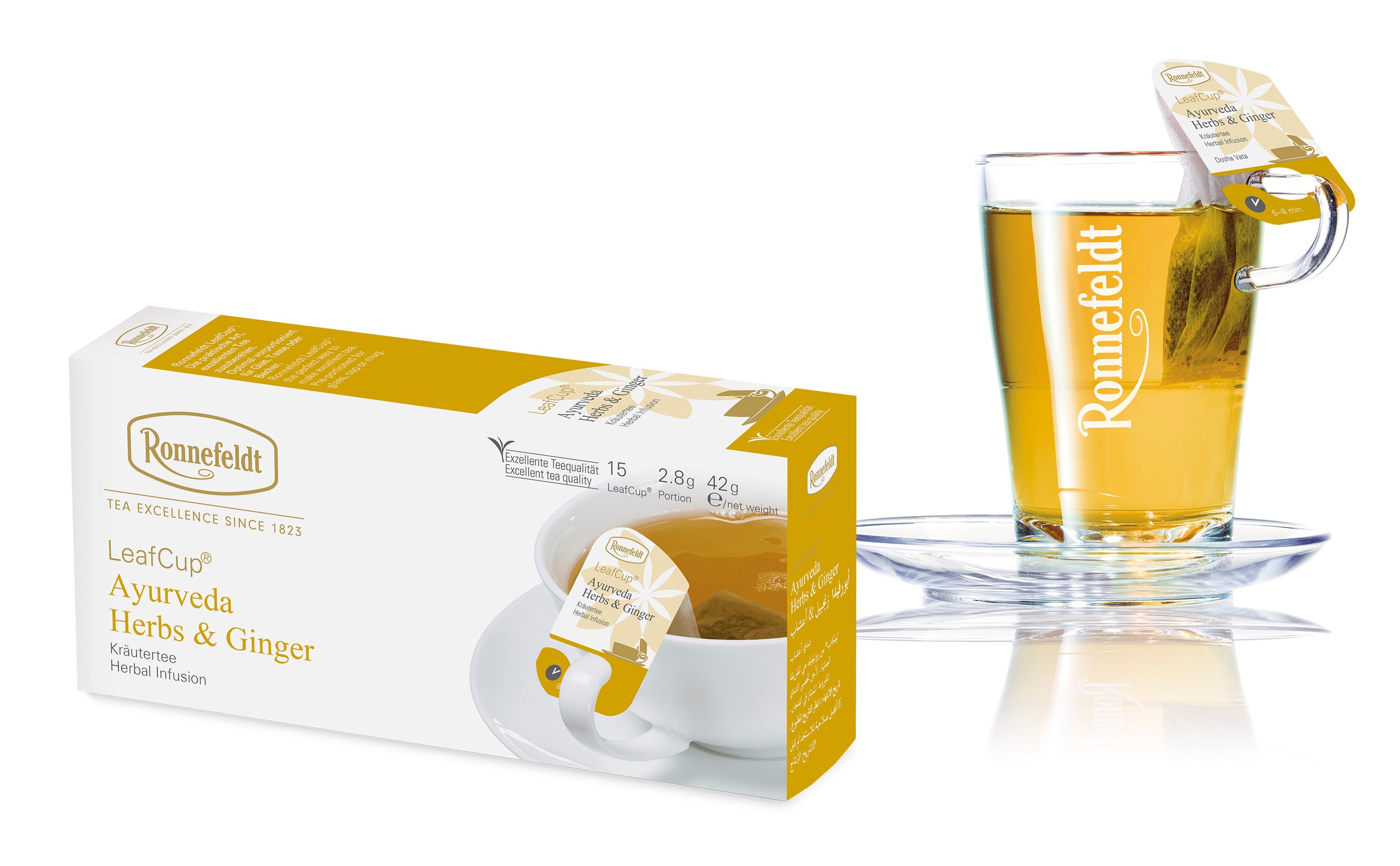 Leafcup Ayurveda Herbs and Ginger Çayı ve Fiyatı - Ronnefeldt